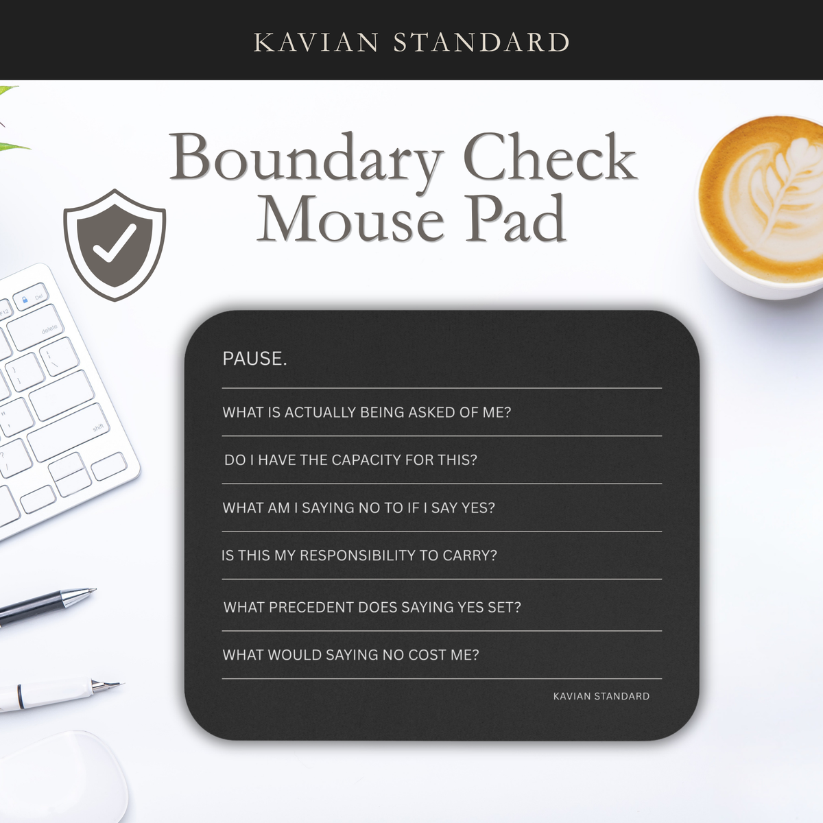 Boundary Check Mouse Pad
