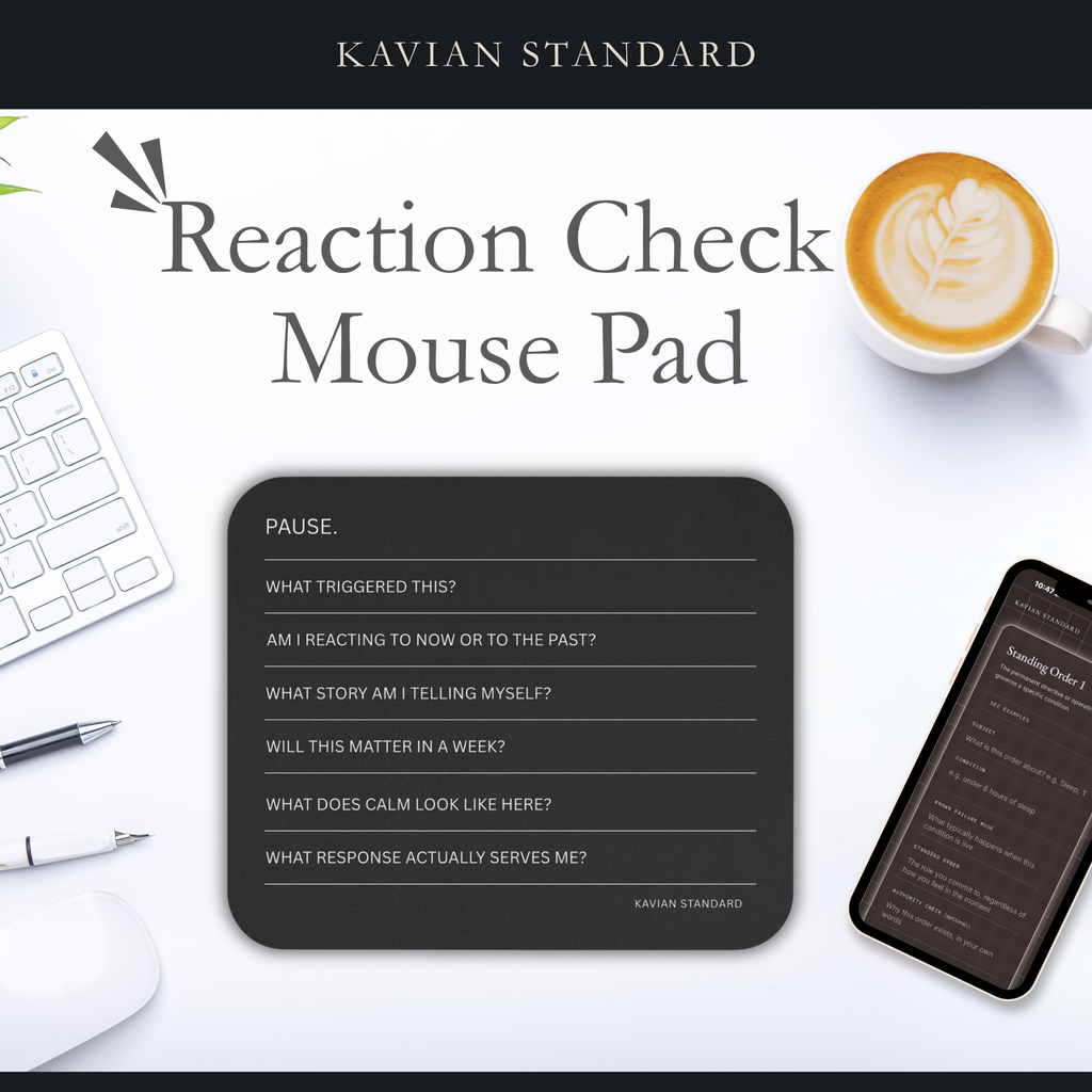 Reaction Check Mouse Pad